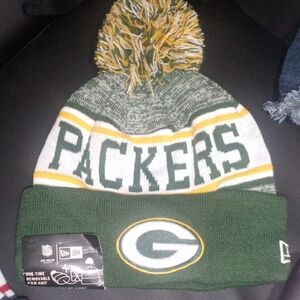 NFL Green Bay Packers Green and Yellow Knit Beanie